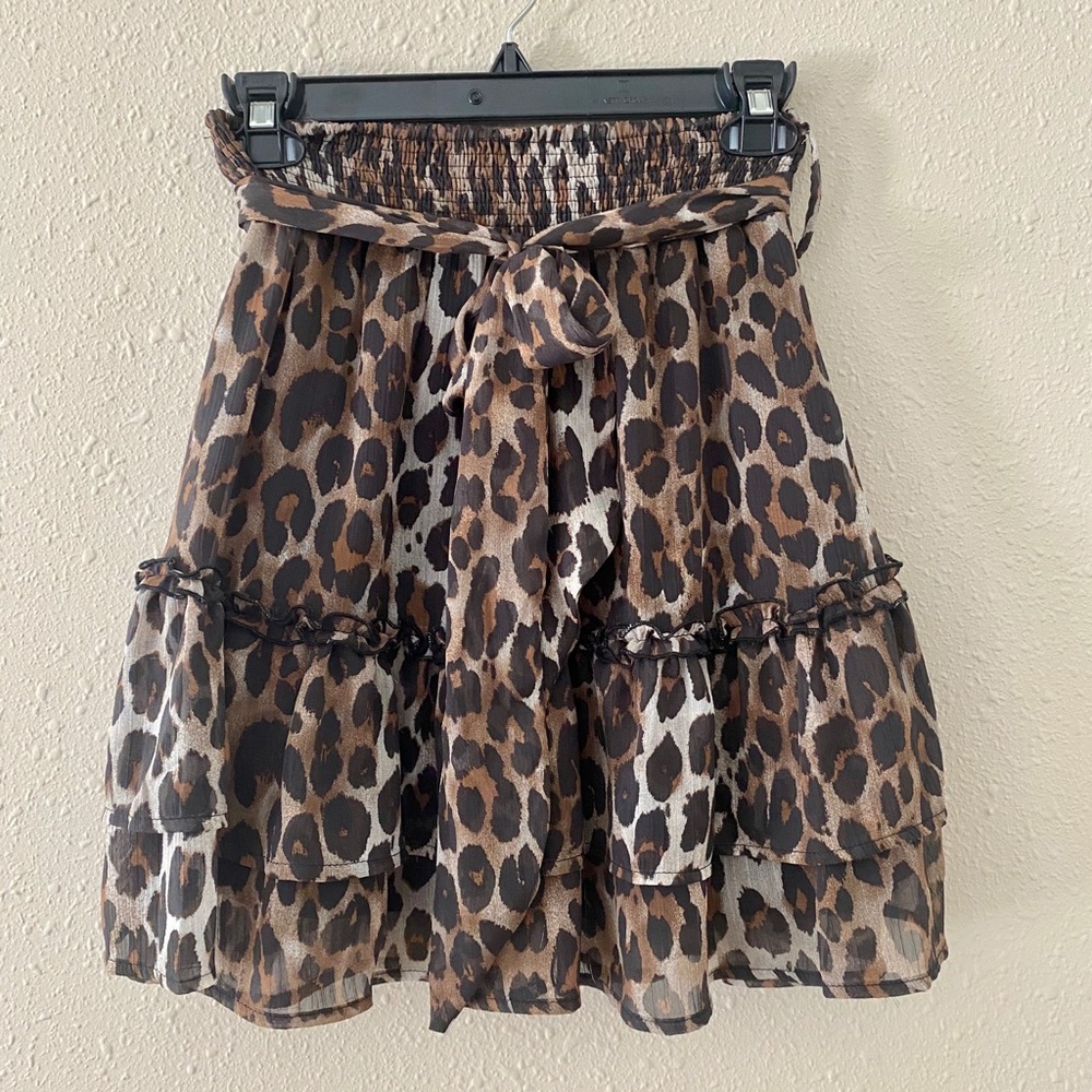 VICI cheetah skirt